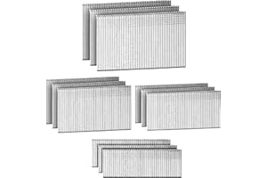 SITLDY Straight Finish Nails, 16 Gauge, 1200-Pack (1-1/2", 1-3/4", 2", 2-1/2", 300 Per Size), Galvanized, Assorted Size Project Pack