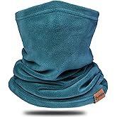 Winter Neck Warmer Gaiter Fleece Neck Cover Cotton Balaclava Windproof Face Cover Mask for Women Men