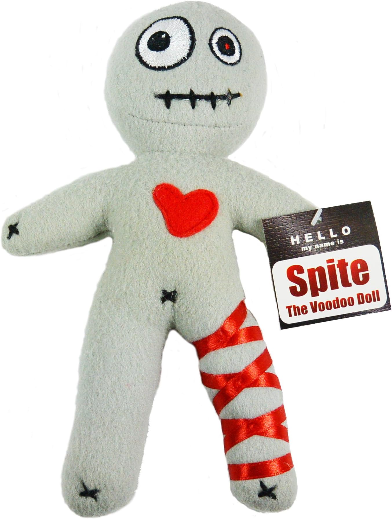 Voodoo Doll Spite Special 2 Sided Customizable 9" tall Light Gray Body