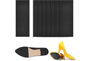 Anti‑Slip Shoe Sole Grip Pads – 8pcs Rubber Adhesive Grip Strips 25×10 cm Black for Dress, Casual & Heels – Self‑Adhesive Non
