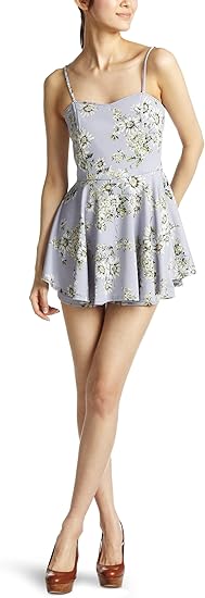 スナイデル Snidel マーガレットベアロンパース Sfob Lav ラベンダー 1 ワンピース チュニック 通販 Amazon