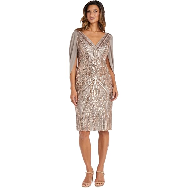sachin and babi light blue dress Adrianna Papell Women's Floral Embroidered Sheath Dress main image 0