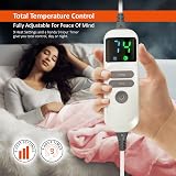 Warmer Electric Heated Throw Blanket with Digital Controller 9 Heat Settings view 5