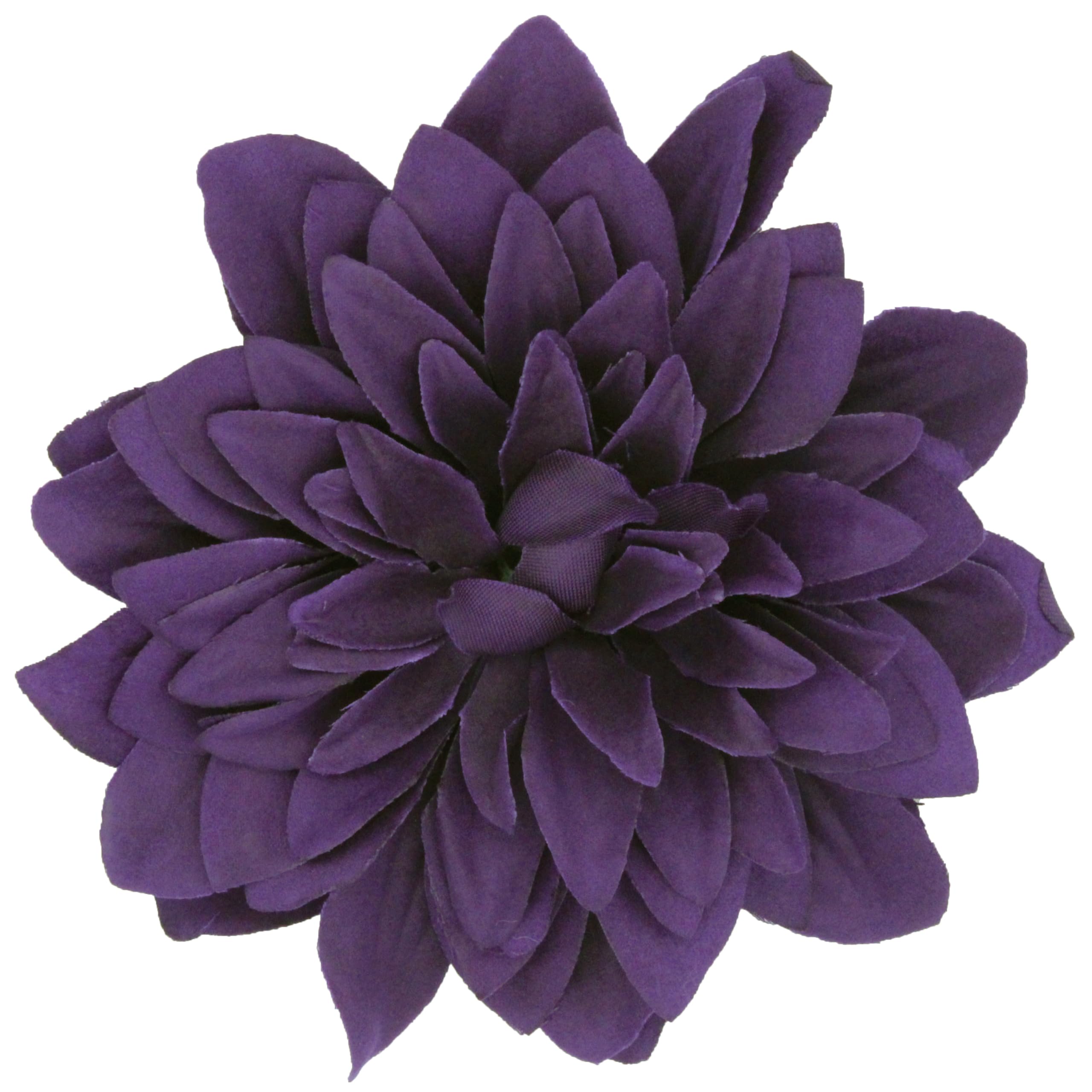 Hair Flower Clip Fascinator Ideal for Weddings Chrysanthemum Purple