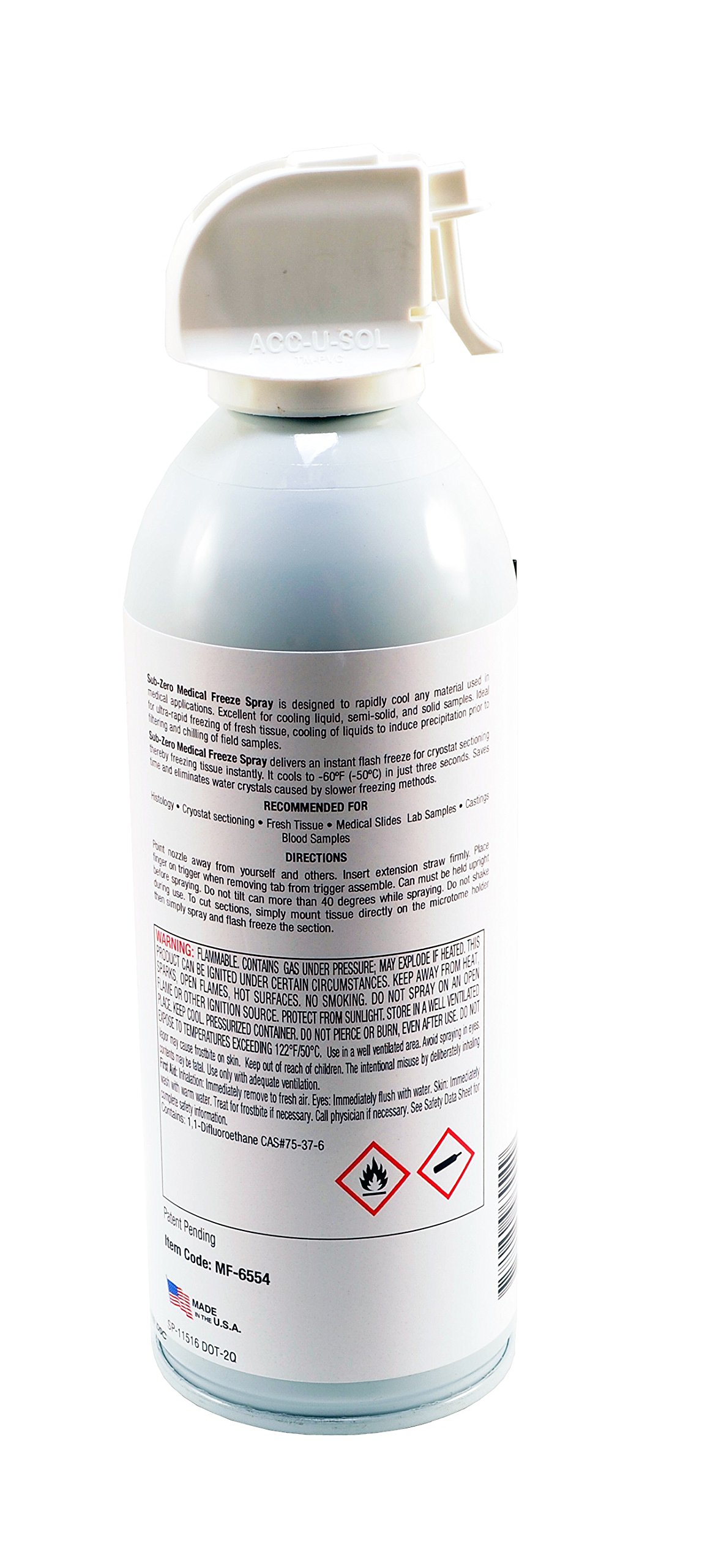 Max Professional Sub Zero Medical Freeze Spray 10 Ounce Unit