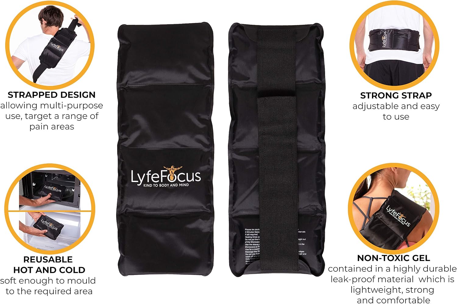 LyfeFocus Premium Multi-Use Reusable Hot & Cold Pack - Image 5