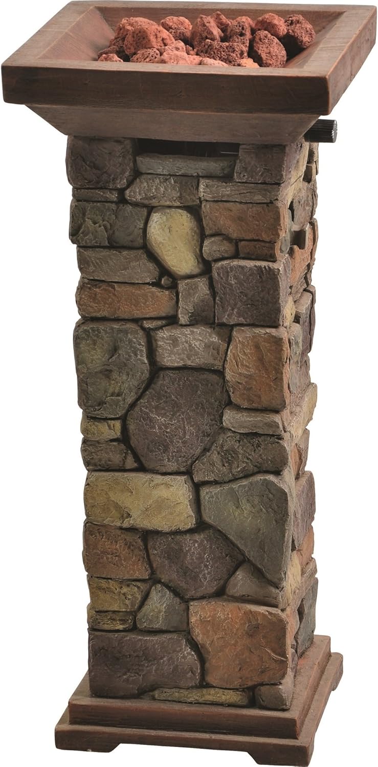 outlander portable propane fire pit on Amazon Com Bond 67343a Galiano Gas Column Fire Bowl Fire Pits Garden Outdoor