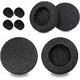 Plantronics Replacement Ear Cushions 58mm Headphone Earpads Foam Covers for Plantronics HW251N HW261N HW510 HW520 Blackwire C320 3210 3220 3320 Jabra PRO 920 930 9450 Biz 1500 GN2000 (4 Pack)