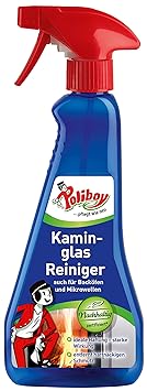 Poliboy - Kaminglas Reiniger - auch für Backöfen, Mikrowellen und Dunstabzugshauben - Sprühmatic 375 ml