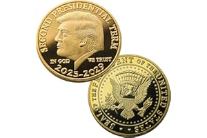 ARNUDOM 2025-2029 Trump Commemorative Coin Metal Gold Color Coin Gift 40mm