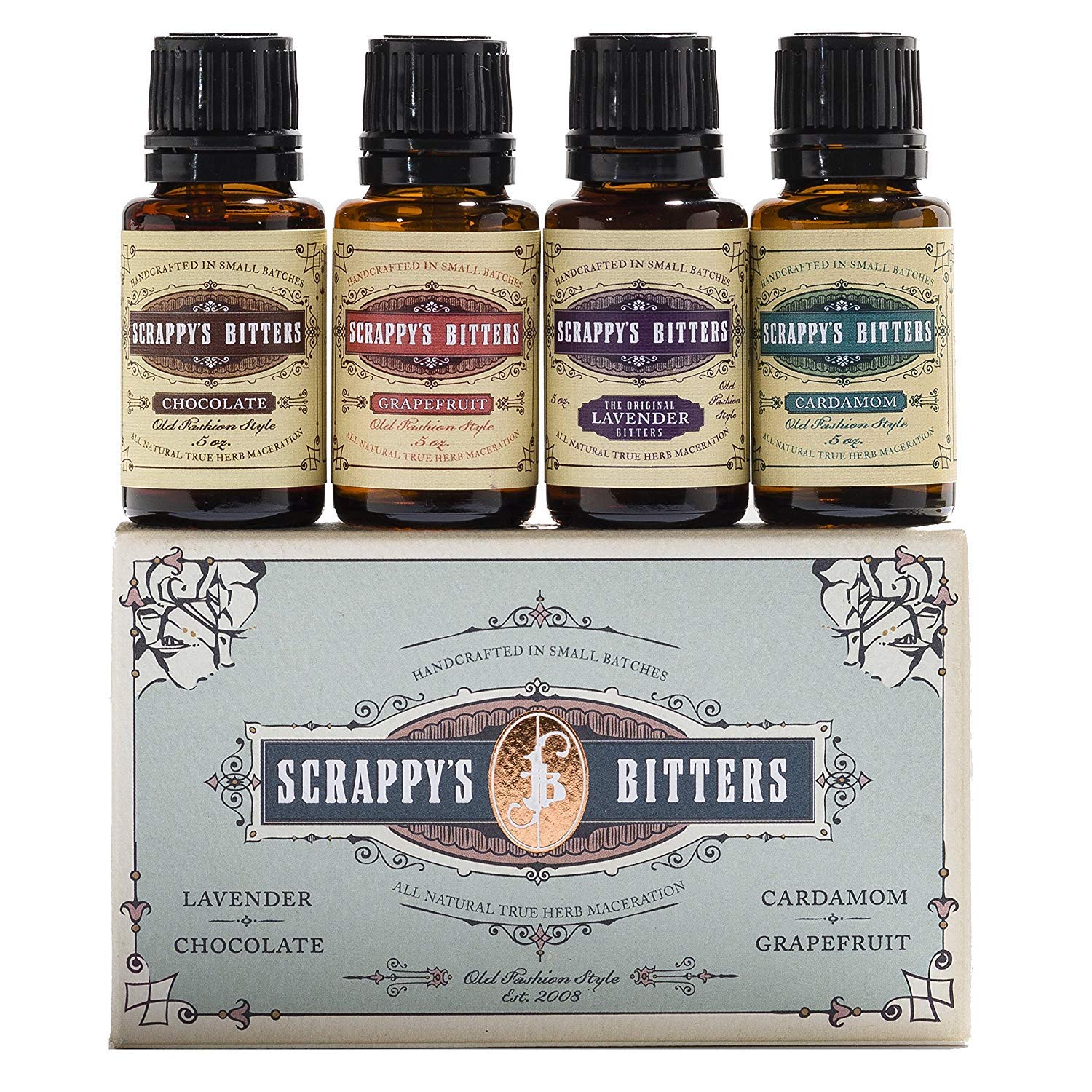 Scrappy's Bitters Exotic Sampler Pack, 4 ml