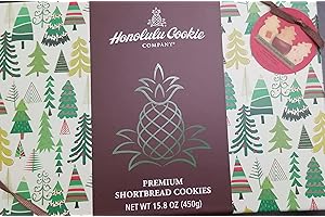 Honolulu Cookie Company Holiday Gift Cookie Collection (30 Individually Wrapped Cookies)