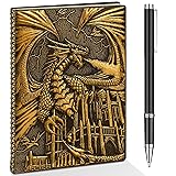 DND Dragon Journal Notebook, 3D Dragon Embossed