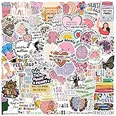 100 PCS Mental Health Matters Stickers Pack for Journals, Laptops, Water Bottles, Therapist Office Decor, Counselor Office Must Haves, Positive Quote Decals for Awareness (Mental Health)