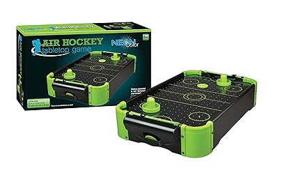 Buy 20 Tabletop Air Hockey Game Neon Color Toy For Kids 5 Age Plus