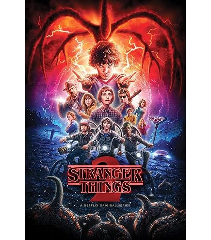 Stranger Things ポスター Netflix Stranger Things - Bikes Wall Poster with Push Pins, 22.375