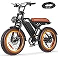 Rideplux 𝟱𝟱 𝗠𝗶𝗹𝗲𝘀 Electric Bike for Adults 1000W 20" Commuting Fat Tire Full Suspension Electric Dirt Bike 374.4Wh Battery 20mph Long Seat Ebike Mountains Off Road UL2849