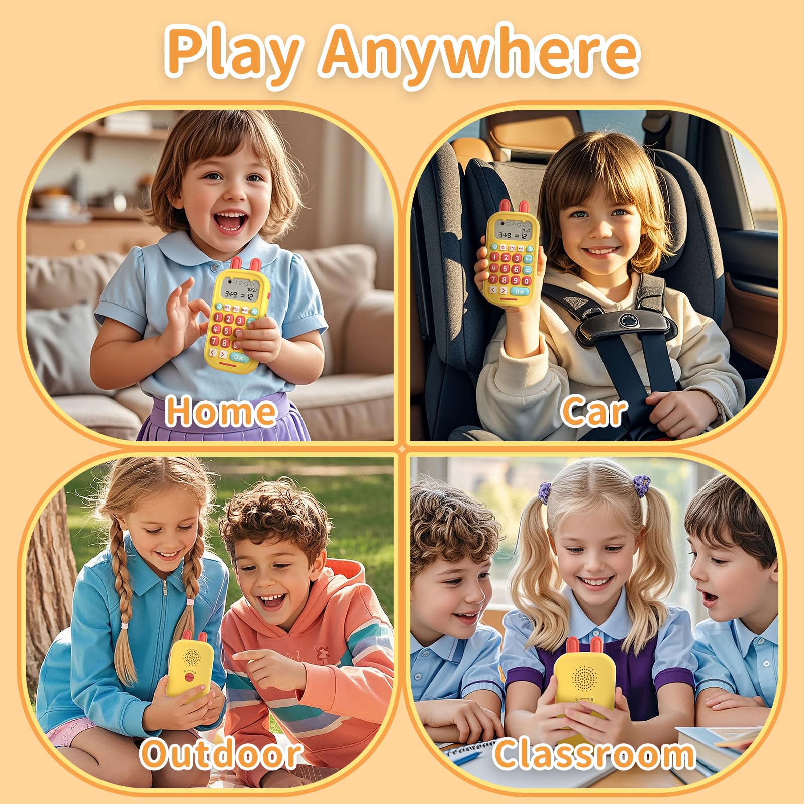 alilo Math Games for Kids Ages 5-12, Portable Math Toys for Practicing Addition, Subtraction, Multiplication and Division, Fun Educational Toy with 5 Modes, 19 Math Games, and 50K Math Questions