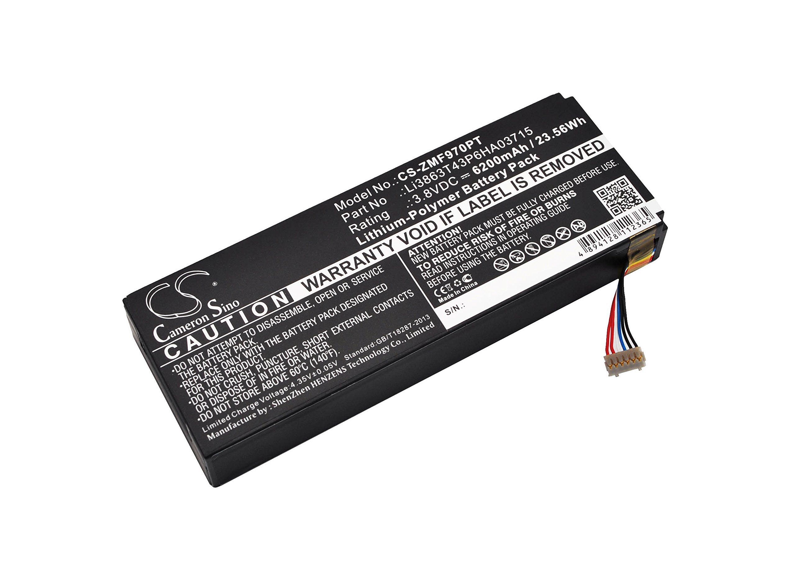 Estry 6200mAh Battery Replacement for MF97V SPro2 Smart Projector SRQ-MF97V Li3863T43P6HA03715