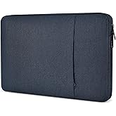 Portable Monitor Sleeve 15.6 16.1 inch, Padded Shockproof Carrying Case Bag for 15.6-16.1 inch Portable Display Monitors, Water-Resistant Laptop Bag Cover with Accessory Pocket -Navy Blue