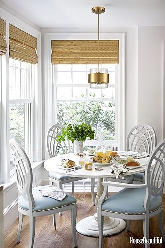 CLAXY Modern Brass Kitchen Pendant Light Height Adjustable Pendant