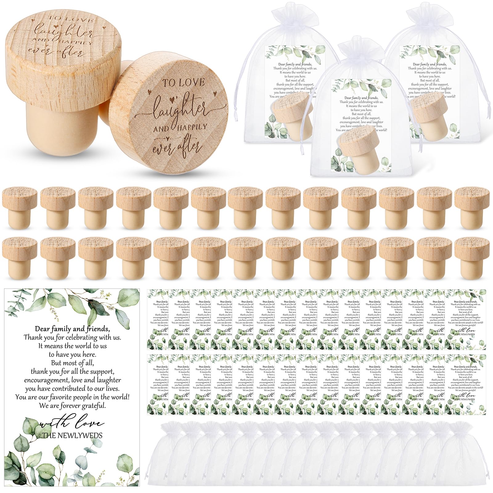 Barydat 50 Sets Wedding Favors for Guests Bulk