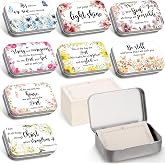 144 Pcs Prayer Box Set, 24 Tins, 120 Prayer Cards, Christian Gifts Bulk | Prayer boxes with writable prayer cards, Bible verse cards, Christian gifts in bulk, church group gifts, ministry favors