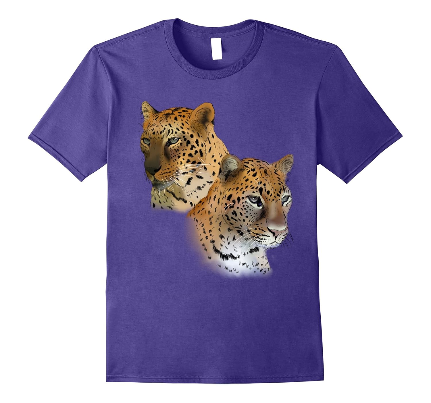 Jade and Armany Leopards Protect Wildlife Tee Shirt-Rose