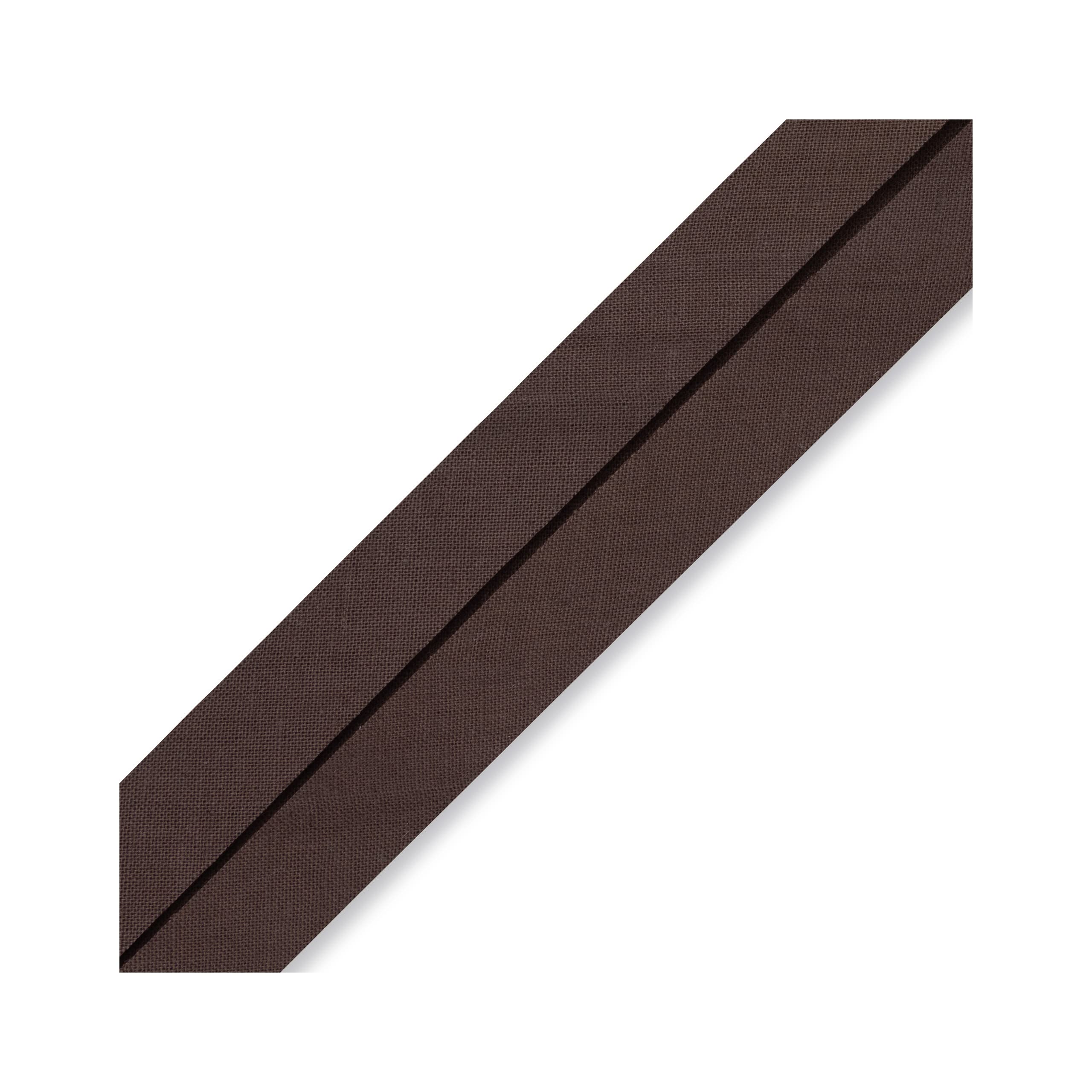 Prym Bias Binding, Brown, 60/30 mm