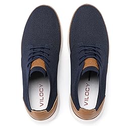 VILOCY Men's Fashion Dress Sneakers Casual Walking