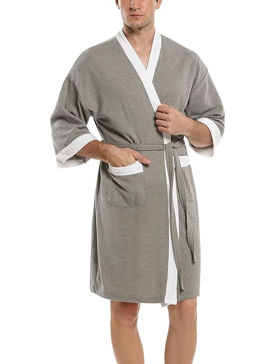 men's spa bathrobe