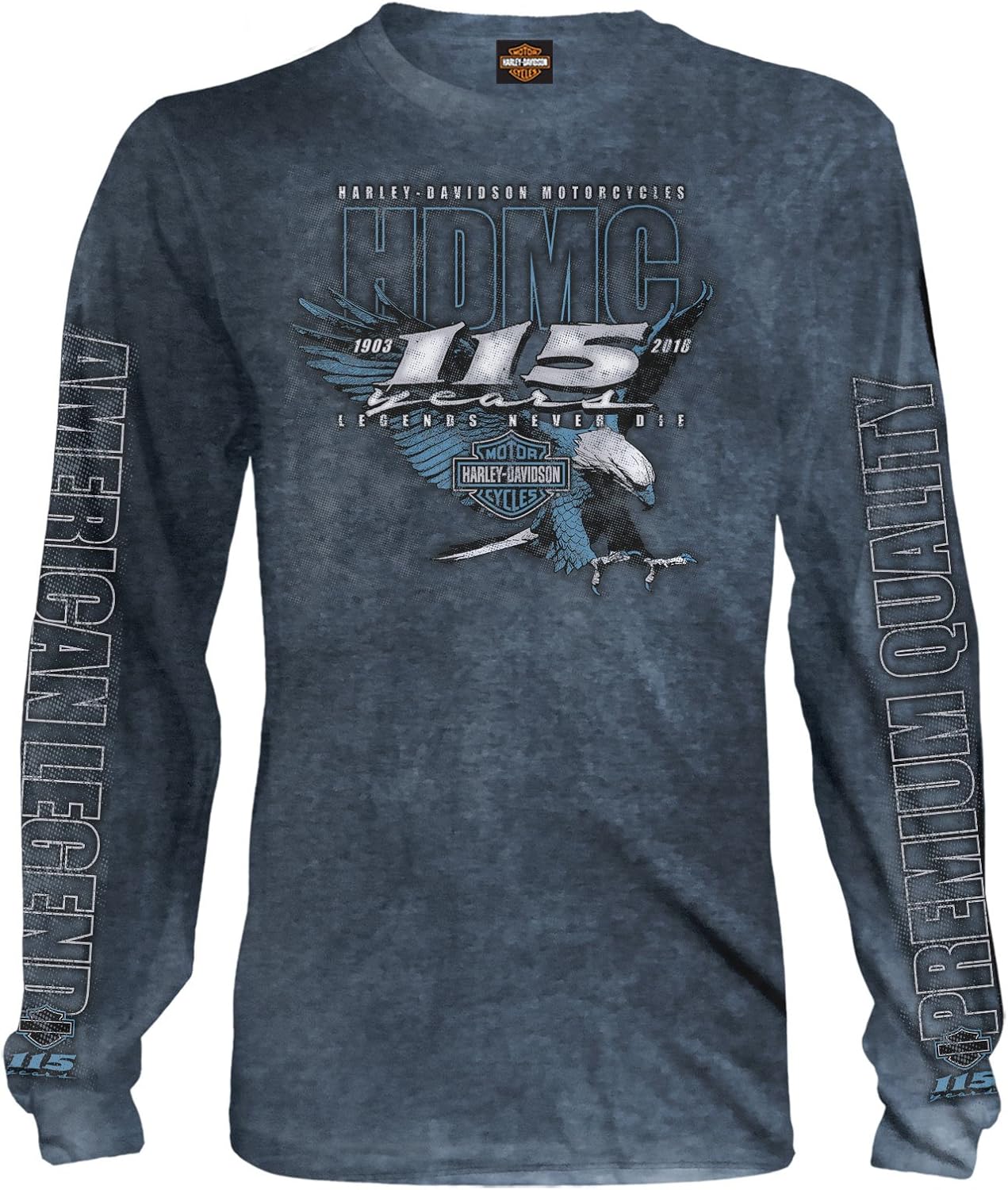 harley davidson 115th anniversary hoodie