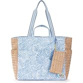 Sakroots Cassia Beach Tote &ndash; Oversized Lightweight Tote Bag with Comfortable Straps, Open Top &amp; Roomy Interior.