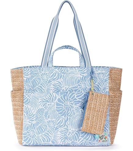Amazon.com: Sakroots Roma Expandable Shopper - Everyday Tote Bag
