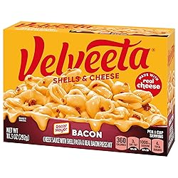 Velveeta Shells and Cheese with Bacon Meal