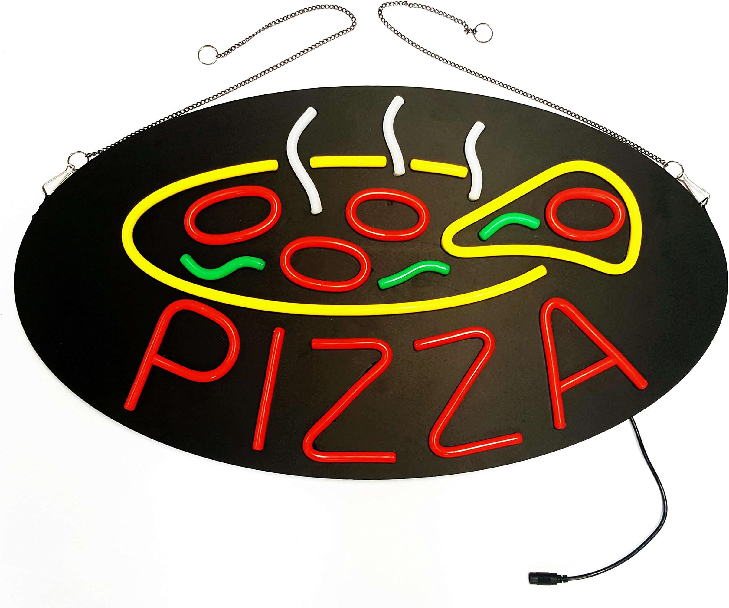 MaxLit- 27'' X 15'' New LED Tube Neon Sign- Pizza- Pizza Shop, Restaurants