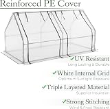 Christow Large Grow Tunnel Cloche Garden Polytunnel Greenhouse 1.8m view 3