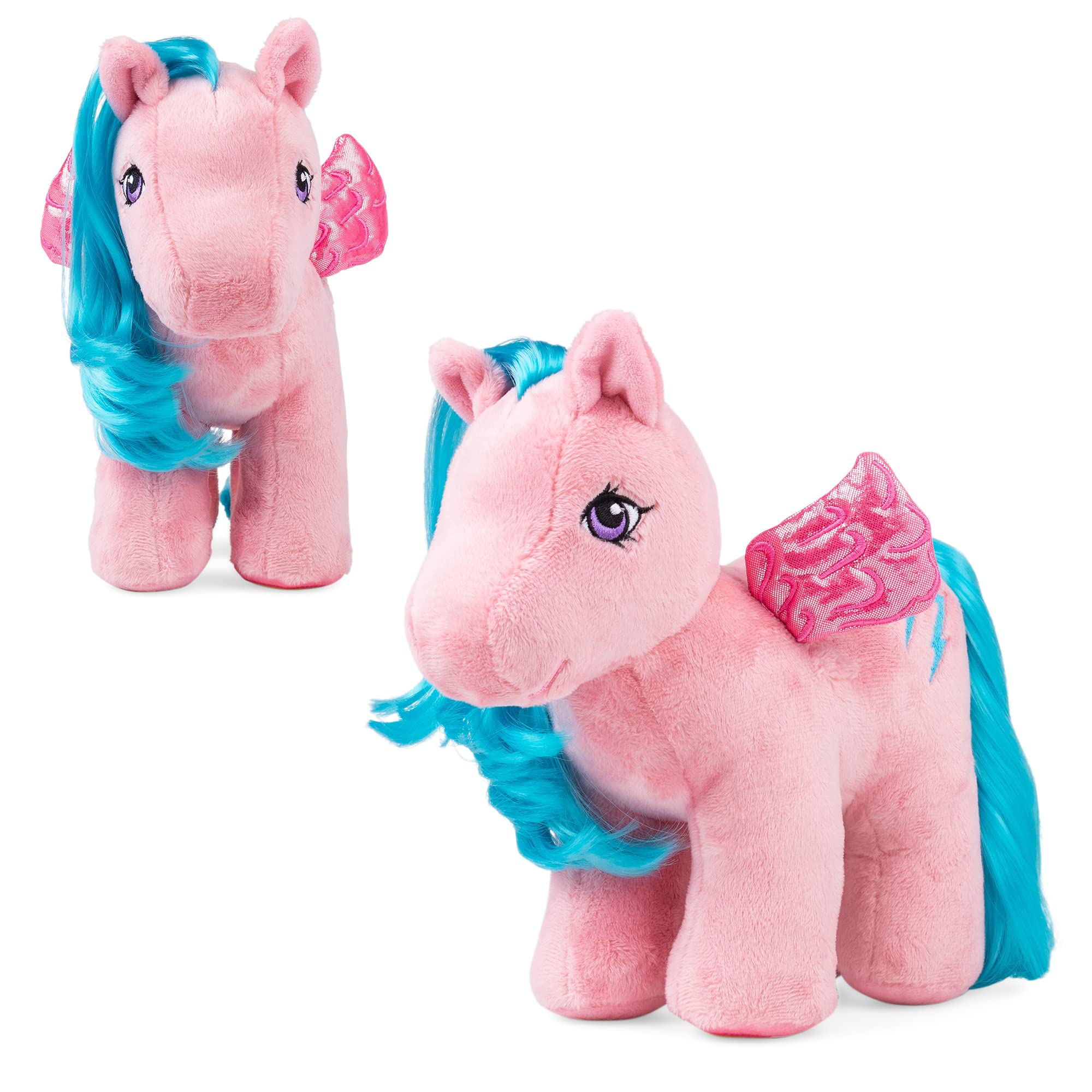 Basic Fun My Little Pony | Firefly Plush 40th Anniversary | Retro Horse Gifts for Girls and Boys, Collectable Vintage Horse Toys for Kids, Unicorn Toys for Boys and Girls Aged 3 35331