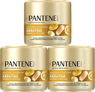 Pro-V Repara y Protege Mascarilla de Pelo Protectora de Keratina, Tratamiento Hidratante Cabello, 3x300ml