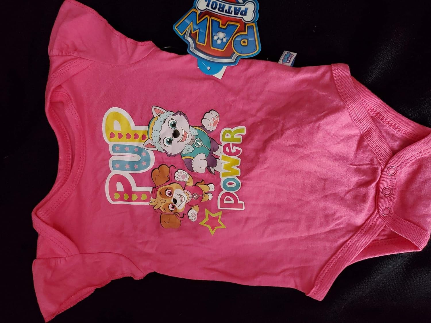 paw patrol baby onesie