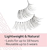 Eylure 3/4 Length No. 003 False Lashes Natural Lift Reusable Handmade view 4