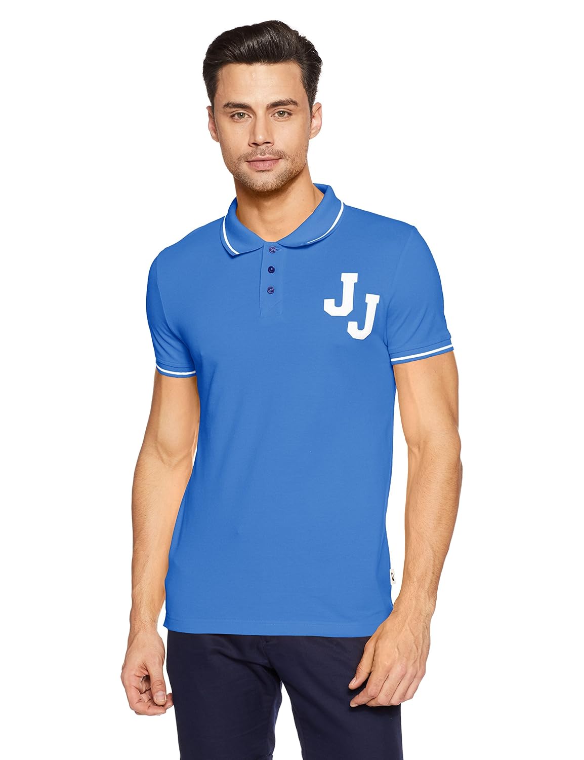 jack & jones men's slim fit cotton polo