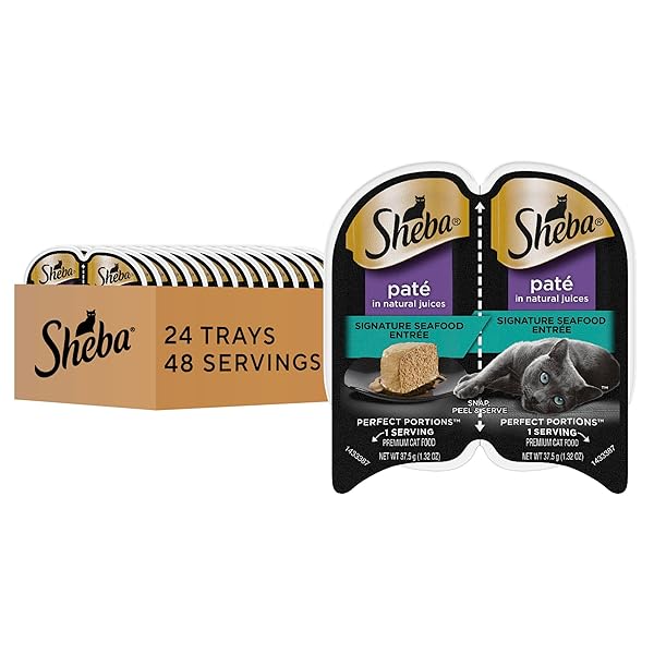 SHEBA PERFECT PORTIONS WET CAT FOOD PATE SIGNATURE...