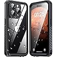 ANTSHARE for iPhone 15 Pro Case, Waterproof Built-in Screen & Lens Protector [14 FT Military Drop Proof] [Full Body Shockproof] [Dustproof] [IP68 Underwater] Phone Case for iPhone 15 Pro - Black