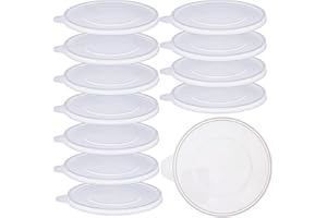 Pouring Masters 12-Pack Mixing Cup Lids for 64 Oz (2000ml) Graduated Plastic Measuring Cup Lids - Storage Seal Top for Pouring Masters Automotive Paint Mixing Cups, Epoxy Resin, Art Supplies