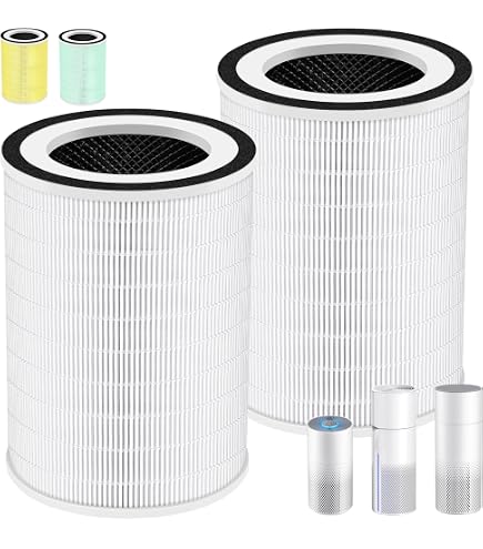 PUREBURG HEPA-Ersatzfilter Für Hestom NDAP-01/02 Luftreiniger – H13, 4-stufige Filtration