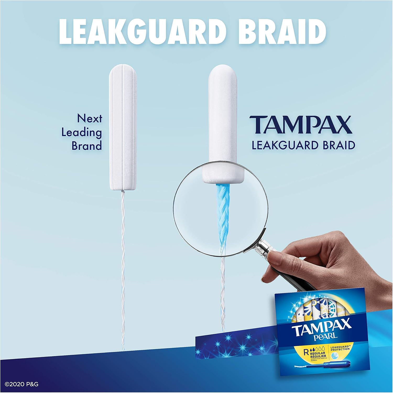 Tampax Pearl Tampons with Plastic Applicator, Regular Absorbency, 200 Count, Unscented (50 Count, Pack of 4 - 200 Count Total): Health & Personal Care