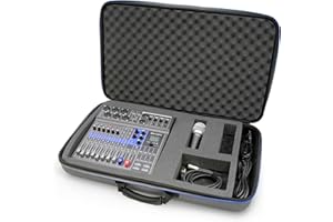 CASEMATIX Audio Mixer Bag Case Fits 19" x 12.5" x 3" Controller Interfaces, Microphones, XLR Cables For Behringer, Yamaha, Mackie Mix, Soundcraft, Allen & Health, Presonus and More