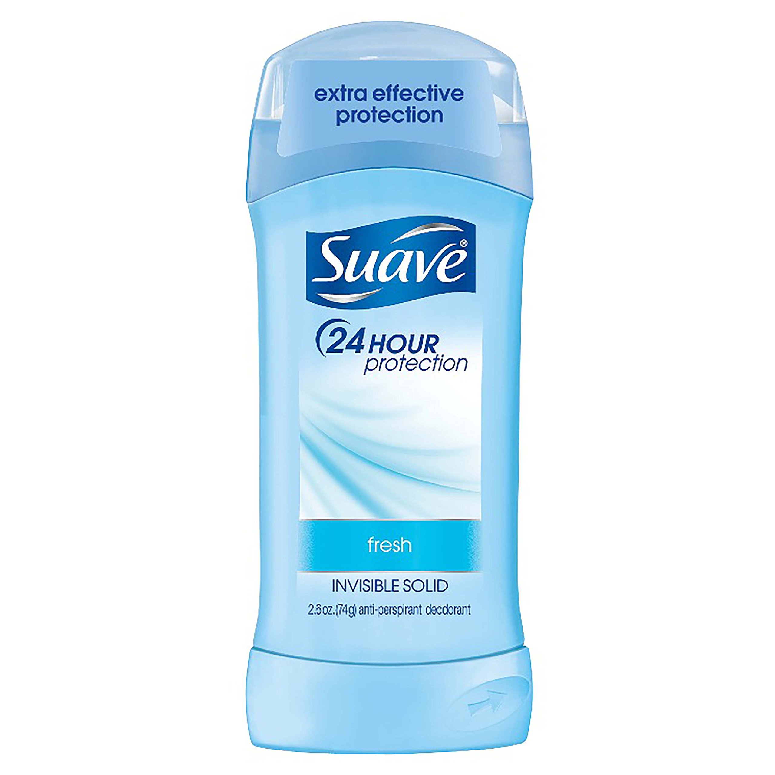 Suave Anti-Perspirant & Deodorant, Invisible Solid, Fresh - 2.6Oz.