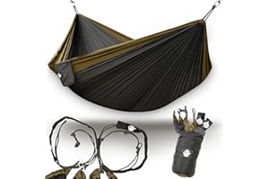 Legit Camping Hammock - Hammocks - 2 Person Hammock - Tree Hammock - Double Hammock - Portable Hammock - Outdoor Hammock - Hammock - Travel Hammock - Hammocks for Outside - Heavy Duty Hammock